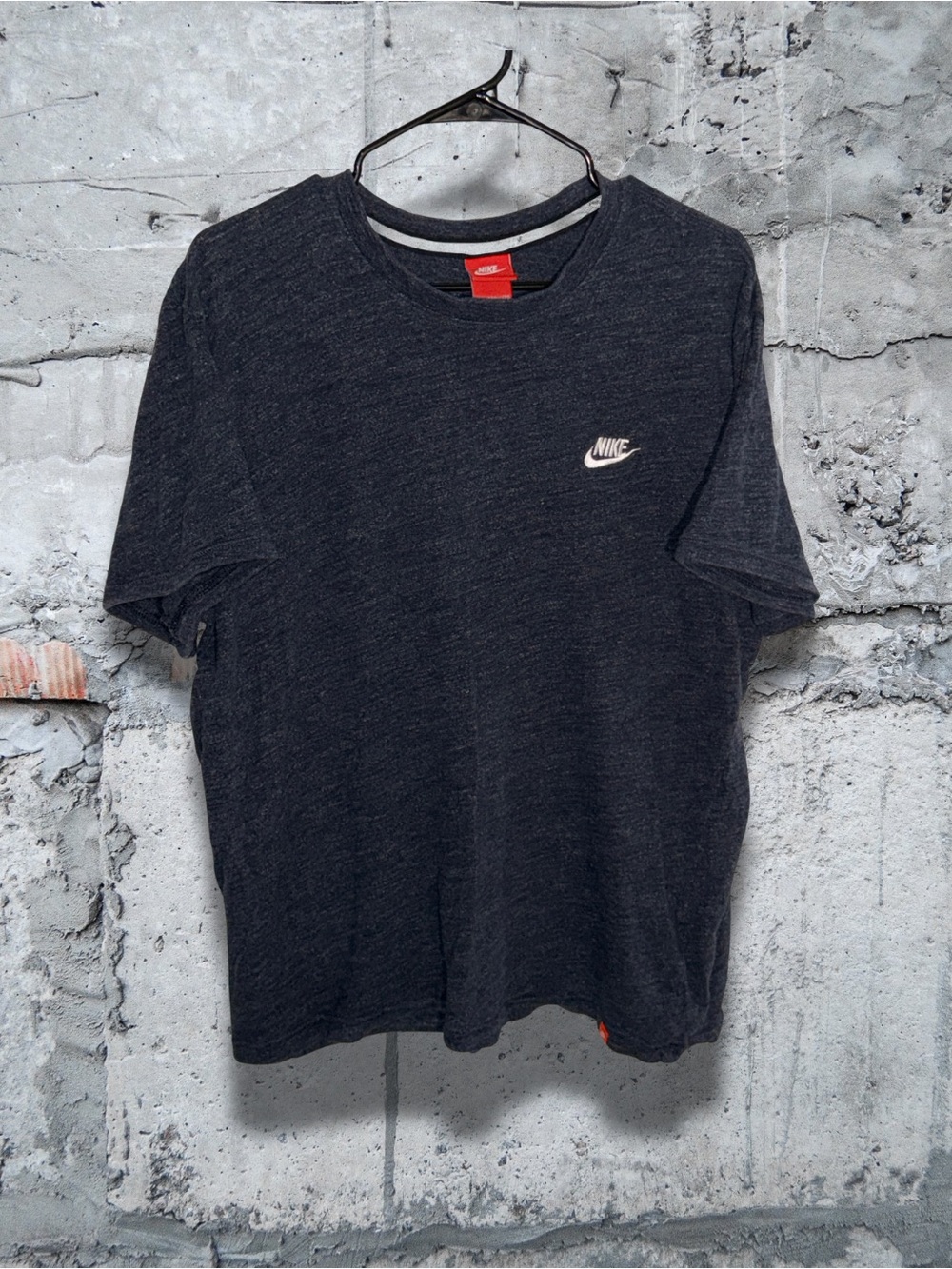 Nike Dark Charcoal Heather Short Sleeve Crew Tee